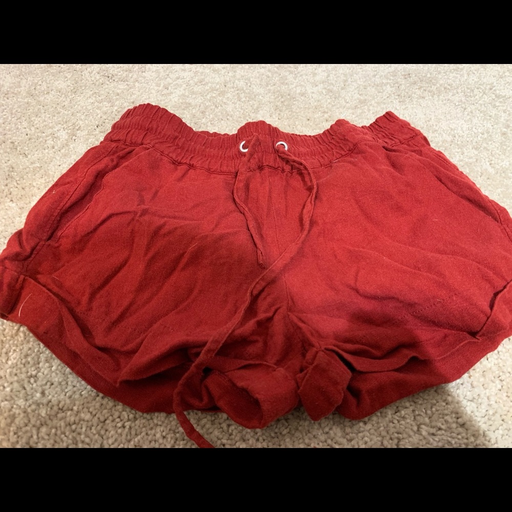 Linen shorts